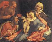 Madonna and Child with Saints, Lorenzo Lotto